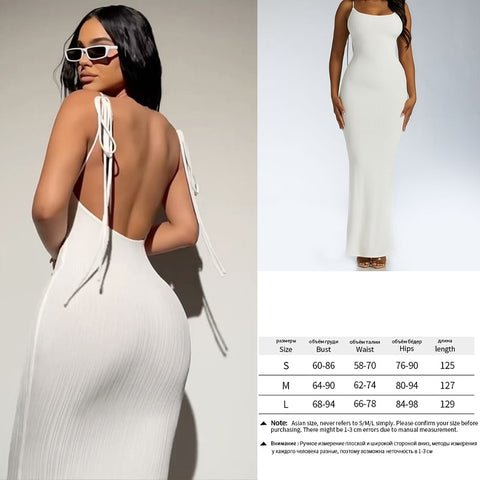 Vogue Backless Dress